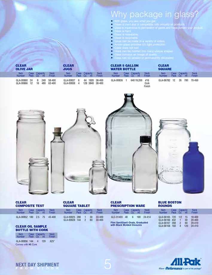 All-Pak Catalog Glass pg 2